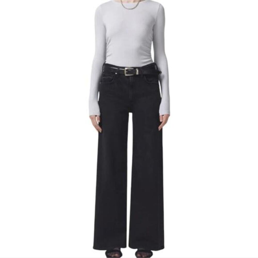 Citizens of Humanity y2k Paloma Wide Leg Baggy Jeans in Devine Dark Wash Size 33